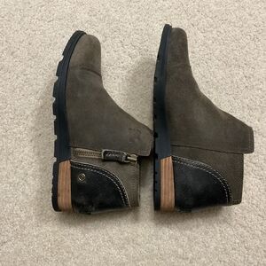 Women's Sorel Waterproof Suede Ankle Boots - Emelie